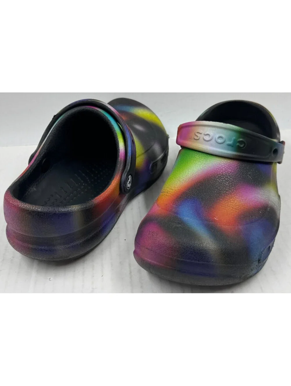 Crocs Bistro  Men's Clogs Size 7 Multicolor Slip Resistant Slip-On Shoes
